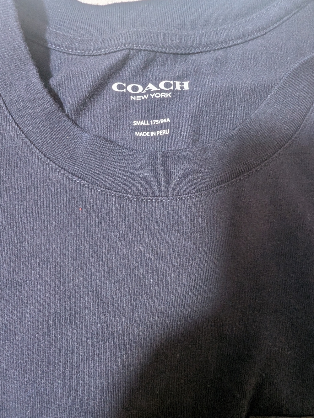 COACH New York Boy’s Navy Crewneck Shirt
